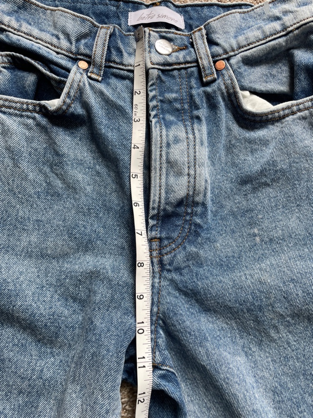 Betro Simone High Rise Straight Leg Jeans - Picture 9 of 9